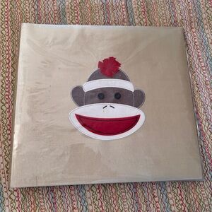 Sock Monkey Themed Photo Album Baby Book The Paper Studio Brand 12x12